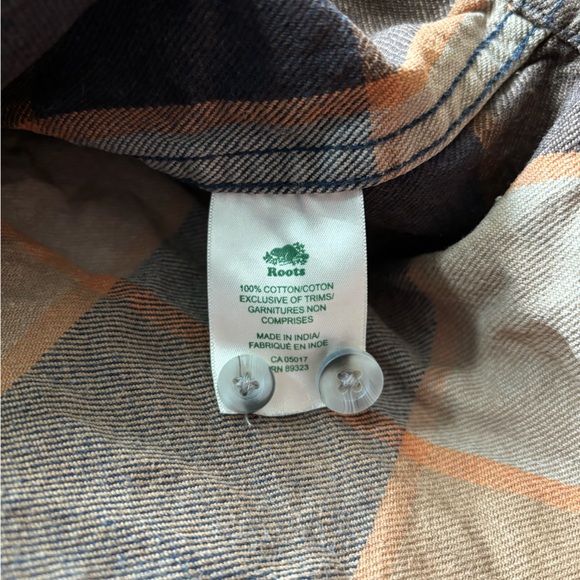 Roots Flannel Plaid Men's Shirt - Picture 3 of 3